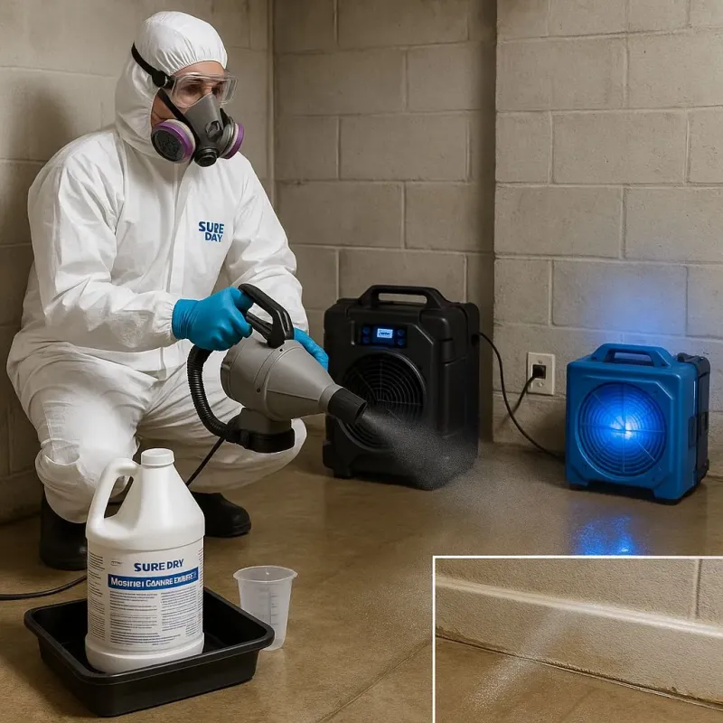 Sanitization and Odor Removal process in Falcon Lake Estates, TX
