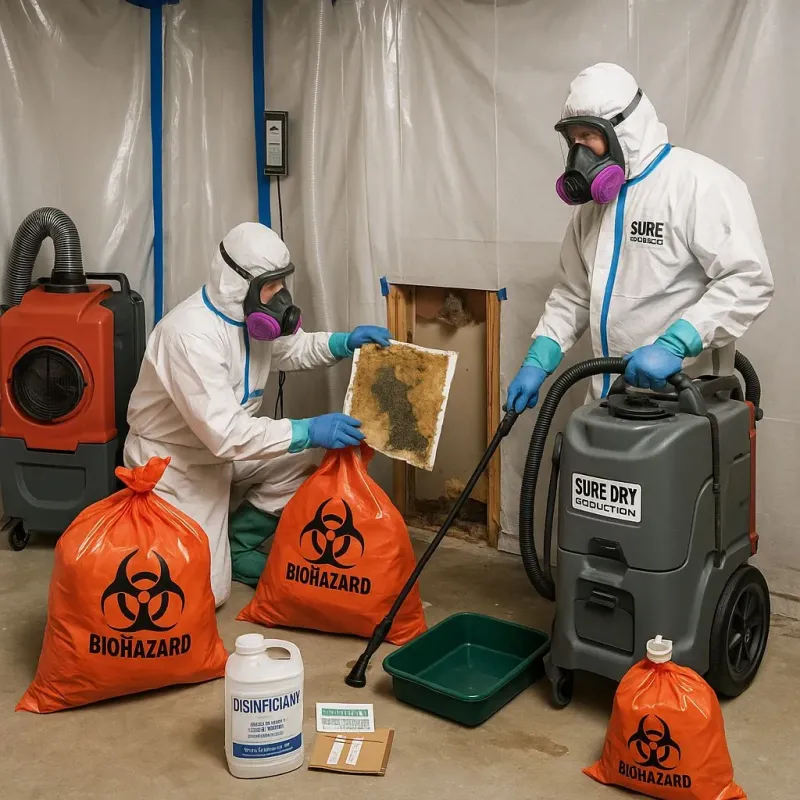 Contaminated Water Handling Protocols process in Falcon Lake Estates, TX
