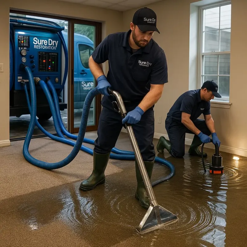 Water Extraction and Removal process in Falcon Lake Estates, TX